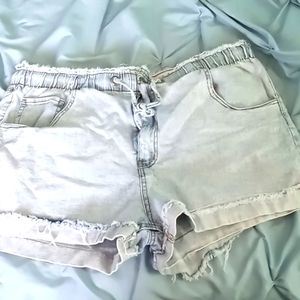 Light Blue Jean Shorts